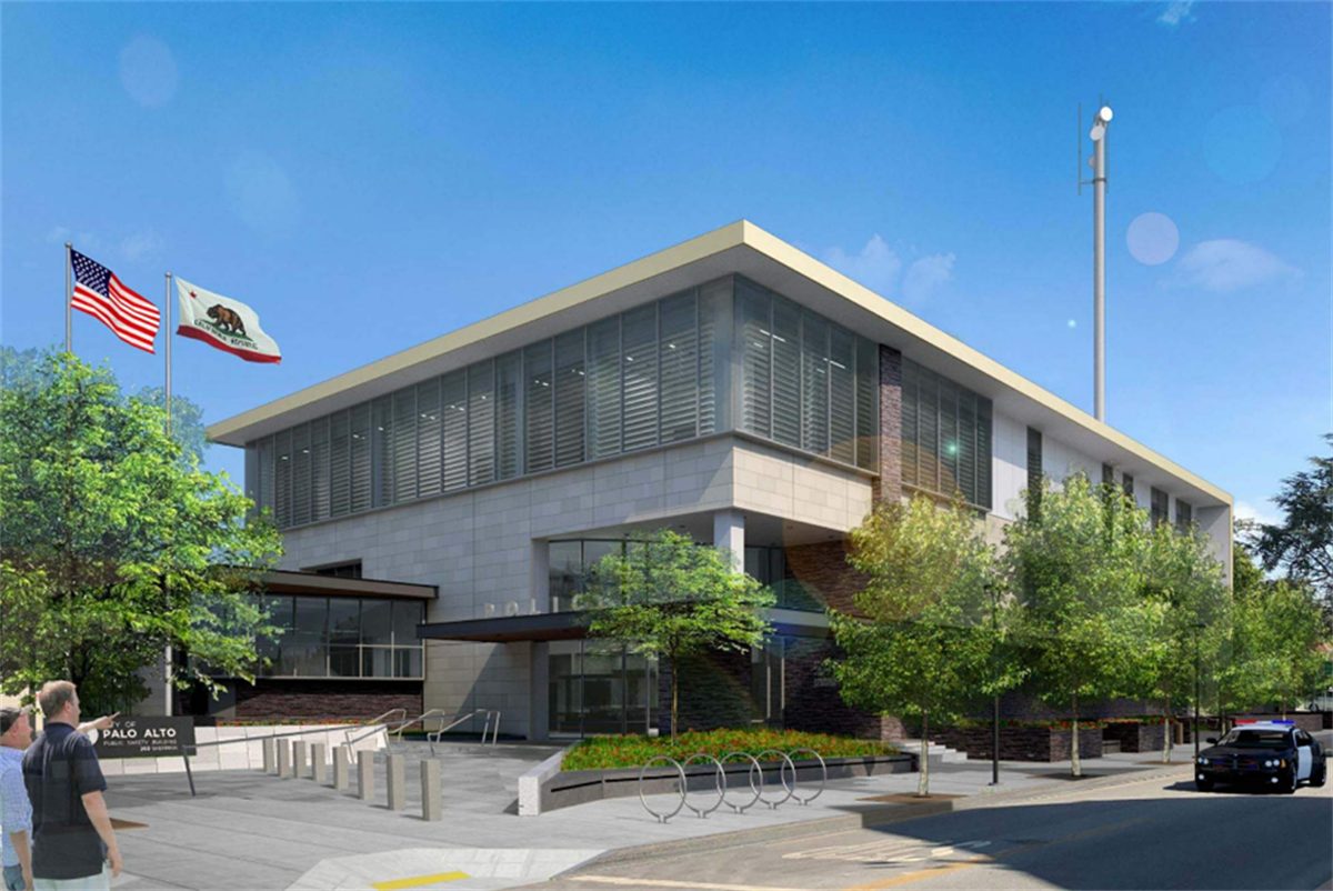 Palo Alto Public Safety Building exterior rendering