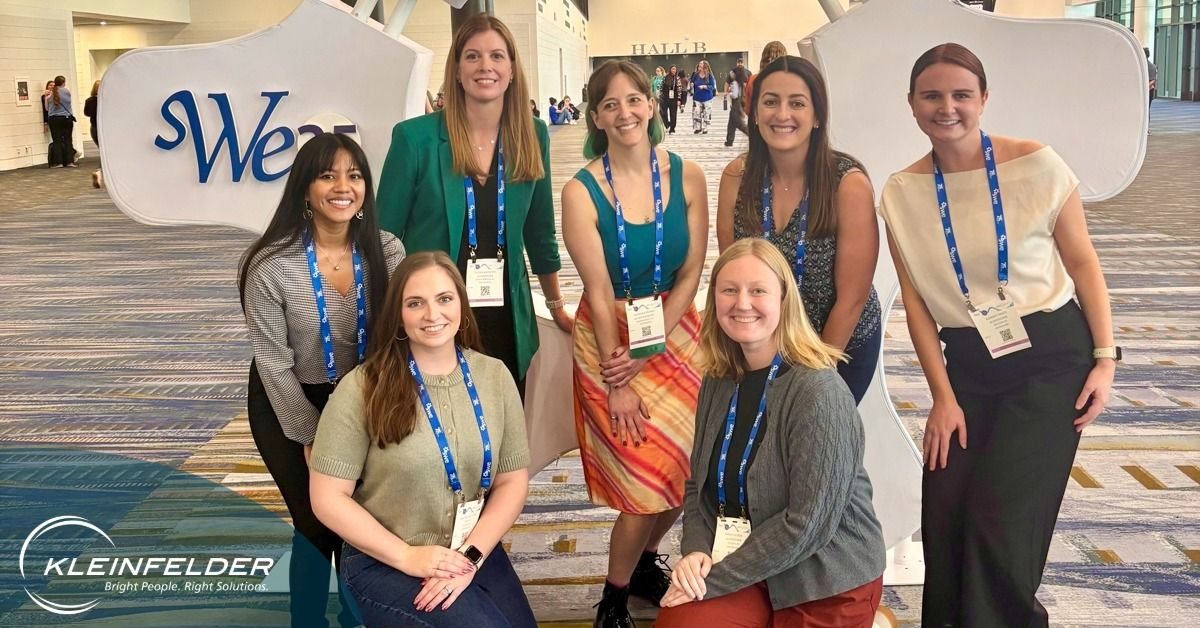 Sara Johari with Kleinfelder colleagues at SWE25 National Conference